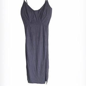 BLUE BLUSH Women’s Faux Suede Mini Bodycon Dress Sz S